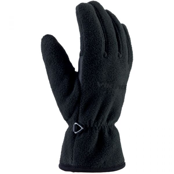 Laste multifunktsionaalsed fliiskindad Viking Comfort Jr - must