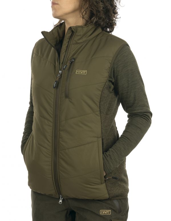 Naiste hübriidvest HART CORMA-V - Dark Olive