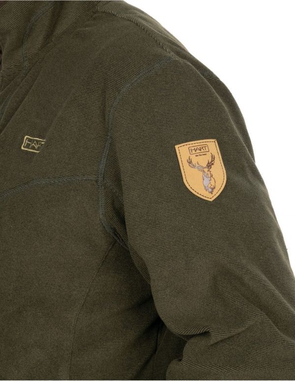 Meeste kampsun HART BAUEN-FZ - Dark Olive
