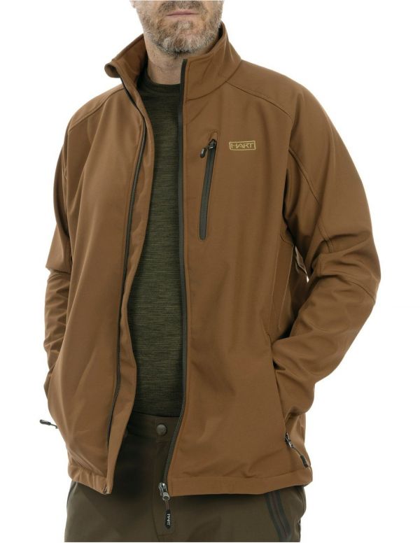 Meeste softshell-jakk HART EGUR - Brown