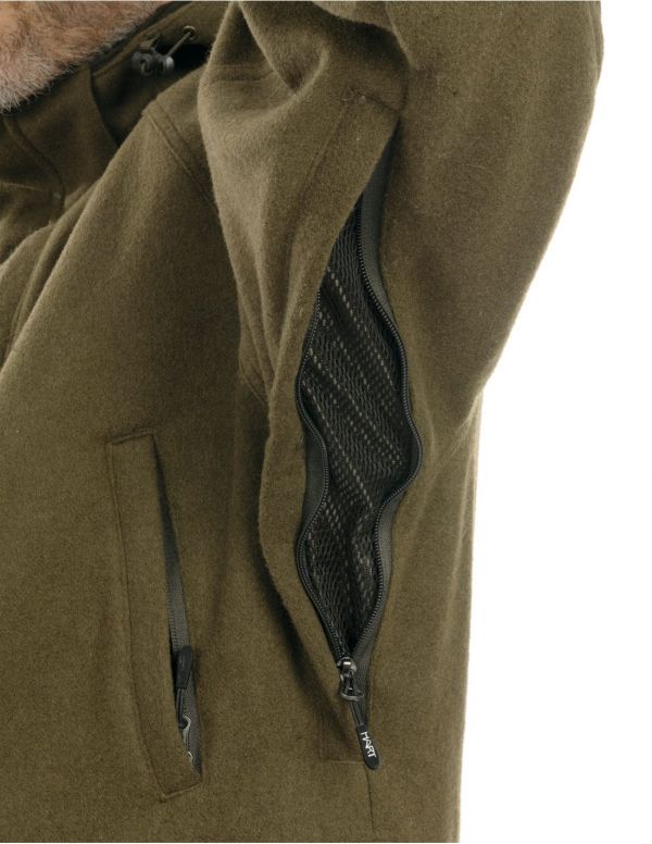 Meeste villane jope HART NATURE-J - Dark Olive