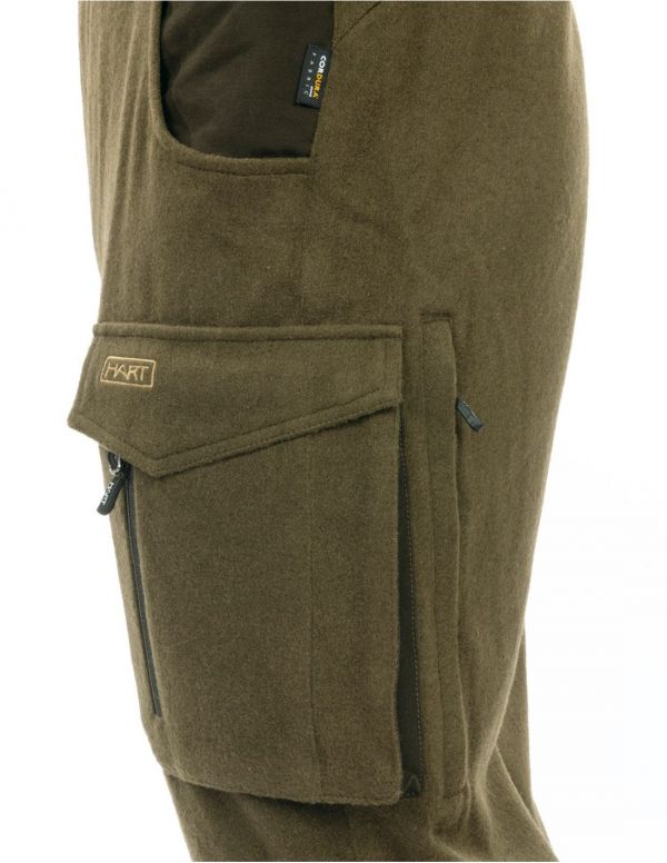 Meeste villased püksid HART NATURE-T - Dark Olive
