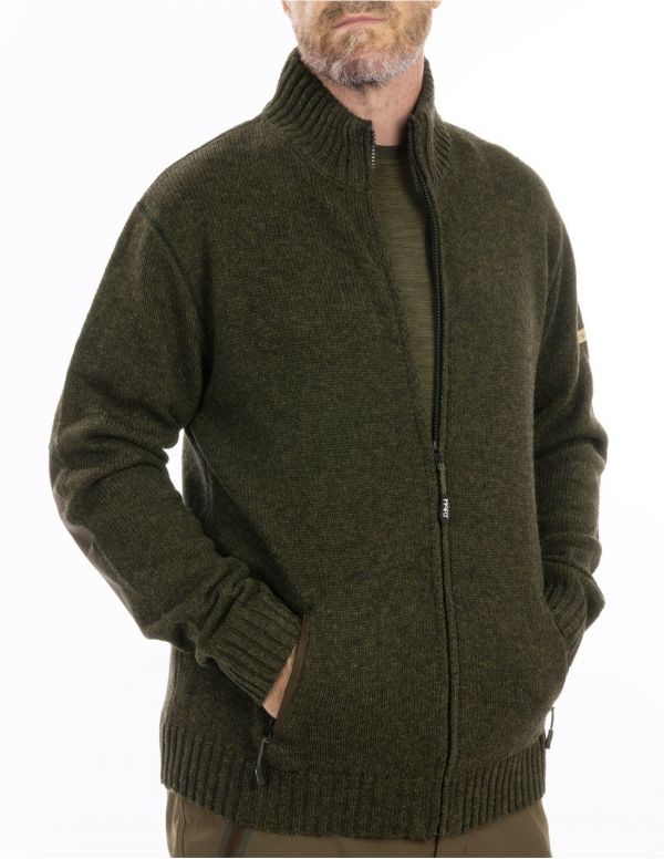 Villane kardigan HART Nevis FZ - Dark Olive