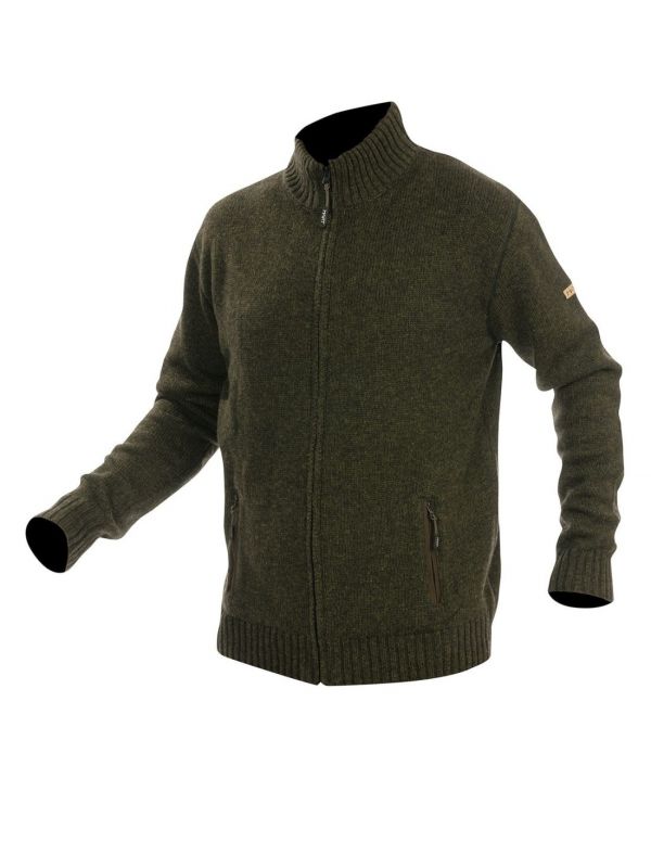 Villane kardigan HART Nevis FZ - Dark Olive