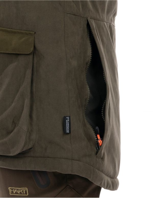 Soojustatud klassikaline jope HART TAUNUS WR J - Dark Olive