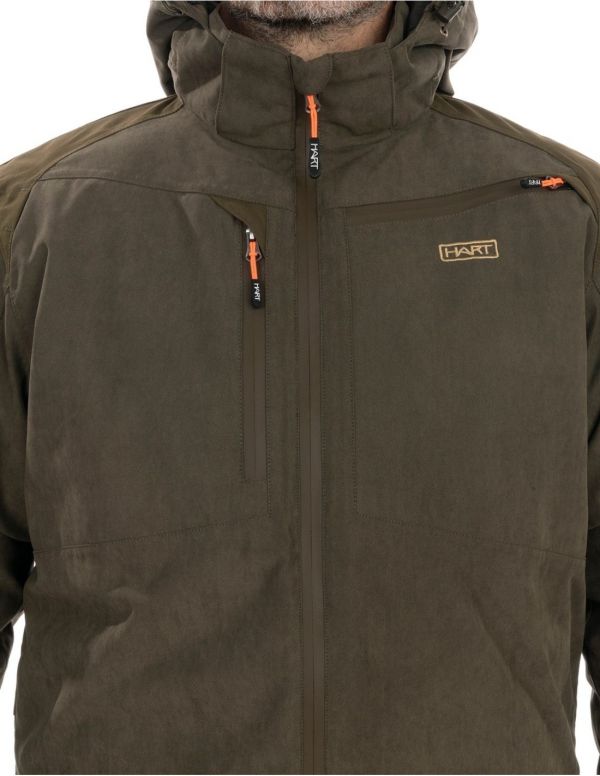 Soojustatud klassikaline jope HART TAUNUS WR J - Dark Olive