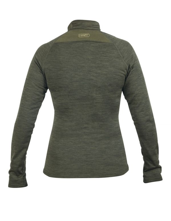 Naiste lukuga T-särk HART TRAIL-ZN - Dark Olive