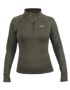 Naiste lukuga T-särk HART TRAIL-ZN - Dark Olive