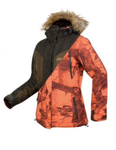 KAHEPOOLNE naiste jakk HART ALTAI-J 2D - pruun / camo