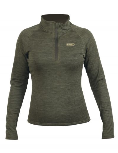 Naiste lukuga T-särk HART TRAIL-ZN - Dark Olive